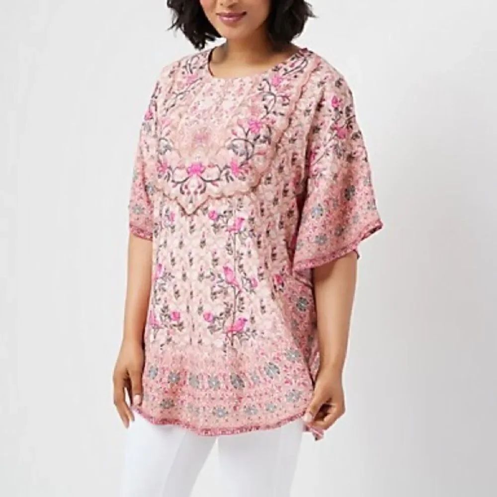 Tolani Collection Regular Printed Woven Caftan Tunic